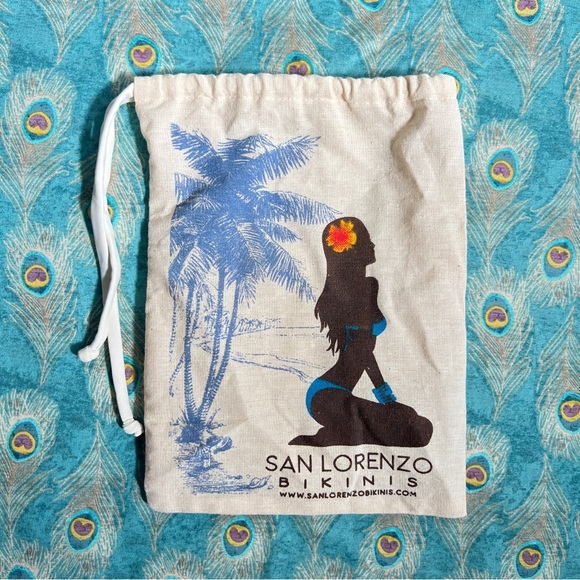 San Lorenzo Bikinis Tan and White Bikini Size S - Picture 5 of 5